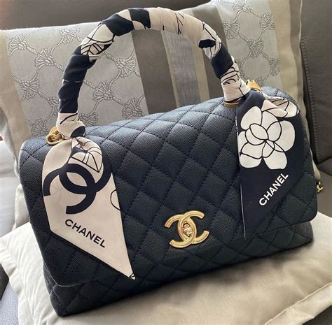 chanel coco mini handle bag|Chanel coco top handle small.